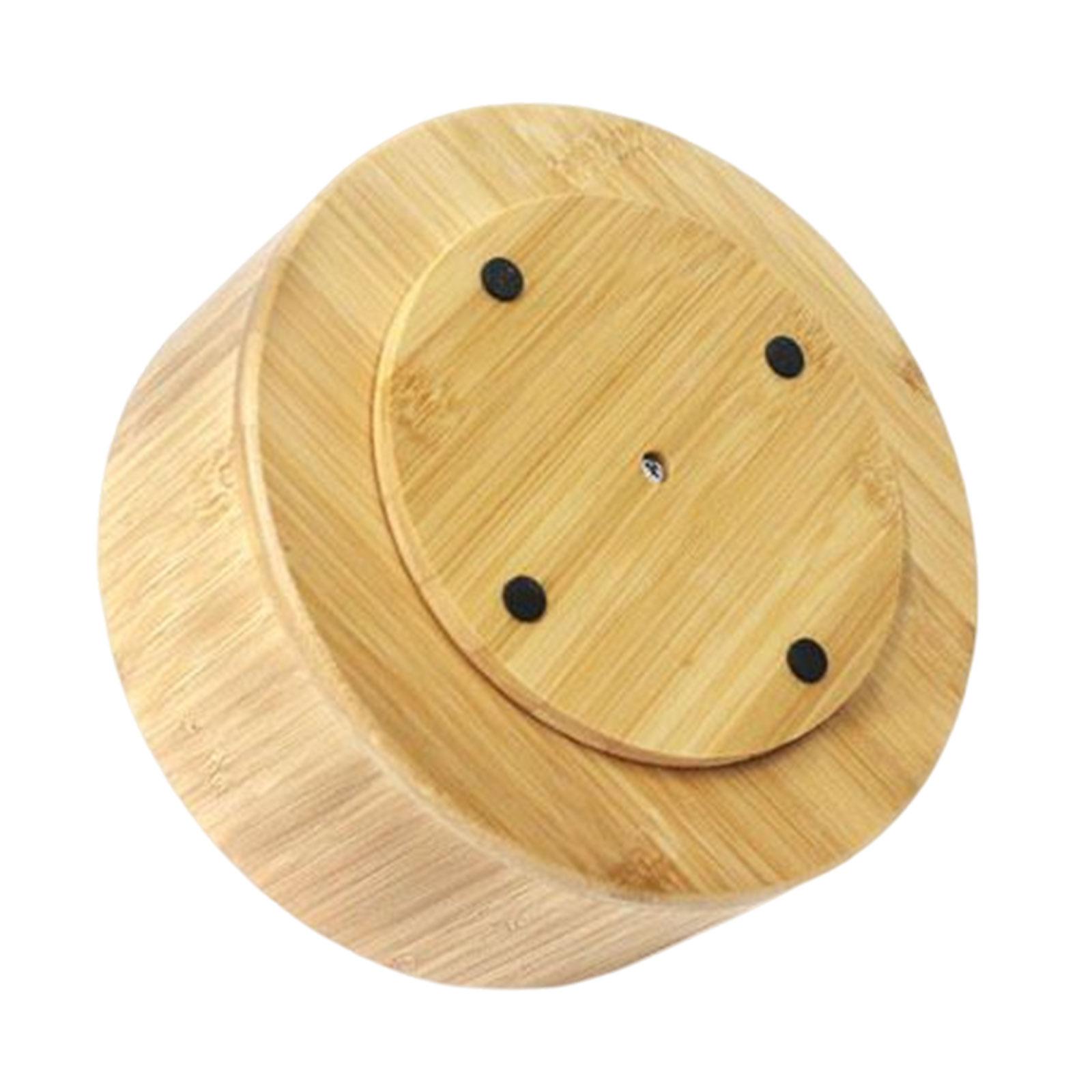 Rotatable Pen Holder Durable Multi Compartment Round for Table Office Drawer