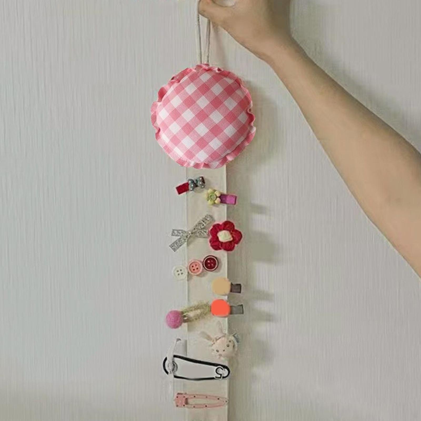 Hairbands Hanging Organizer Vertical Headpiece Organizer Hair Bows Organizer Pink