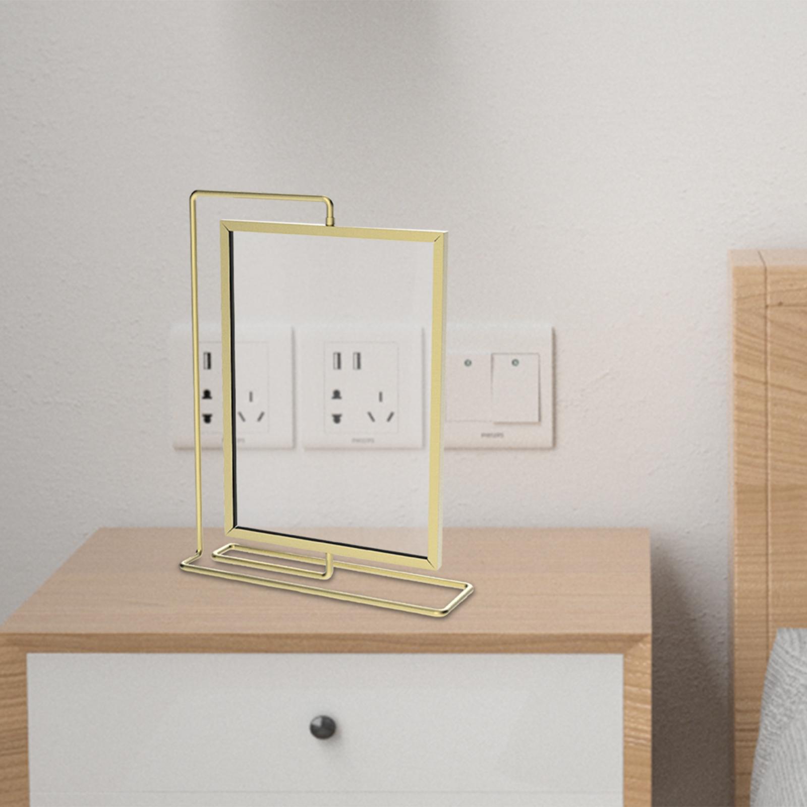 Double Sided Picture Frame Attachments Ornament for Thanksgiving Desk Family Gold