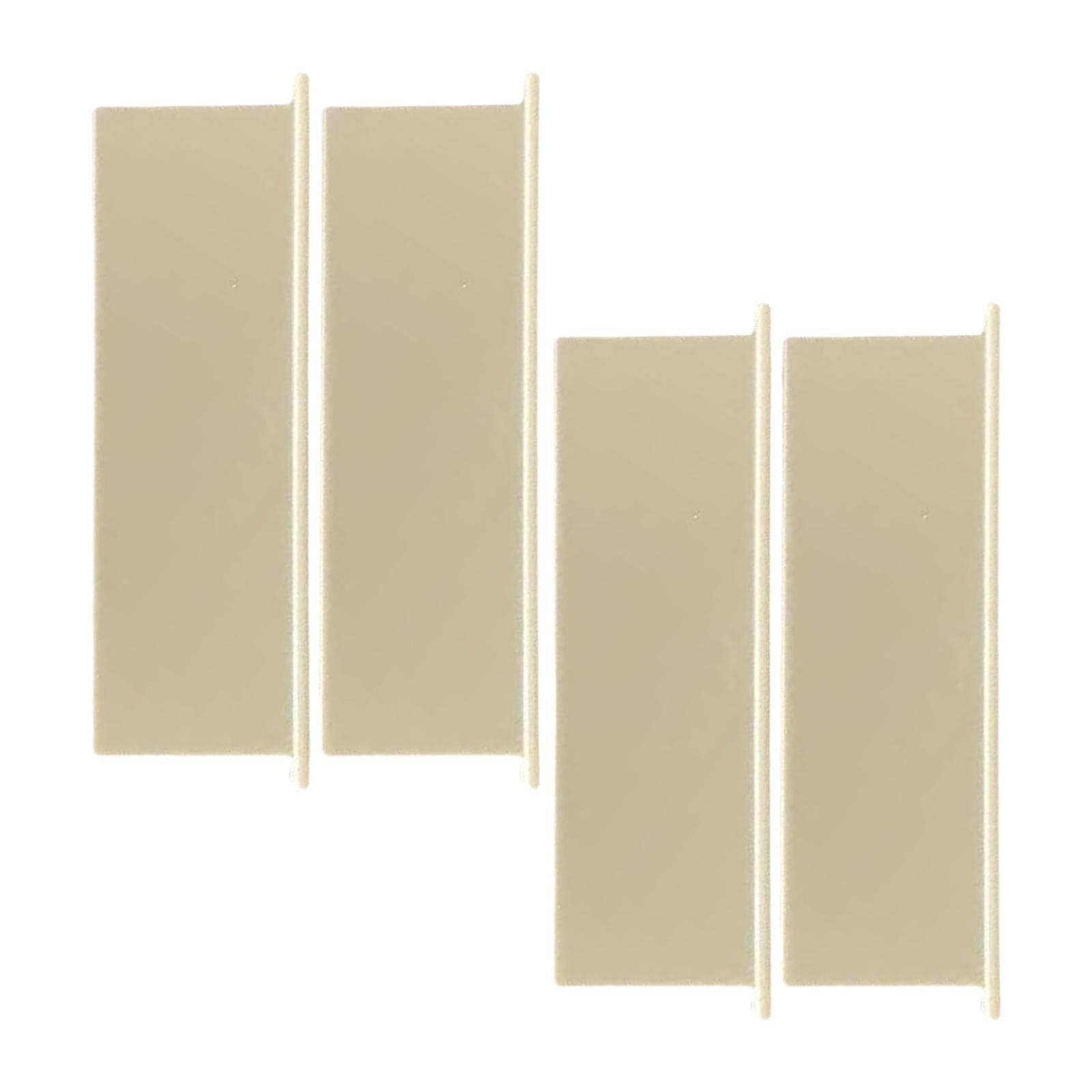 4Pcs Dryer Air Exhaust Vent Cover Panel Parts Dustproof Premium Professional Beige