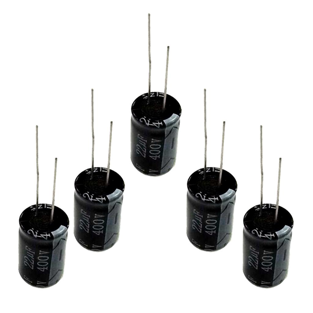 22uF 400V  Aluminum Electrolytic Capacitor Impedance Radial