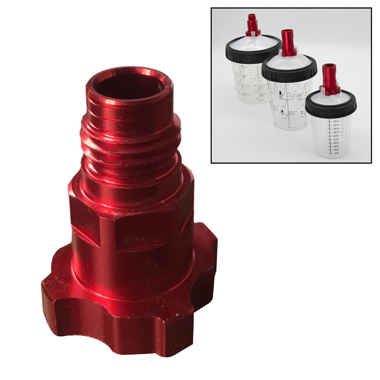 2x Spray Cup Adapter Airbrush Adapter Aluminum Replacement Quick Release M16