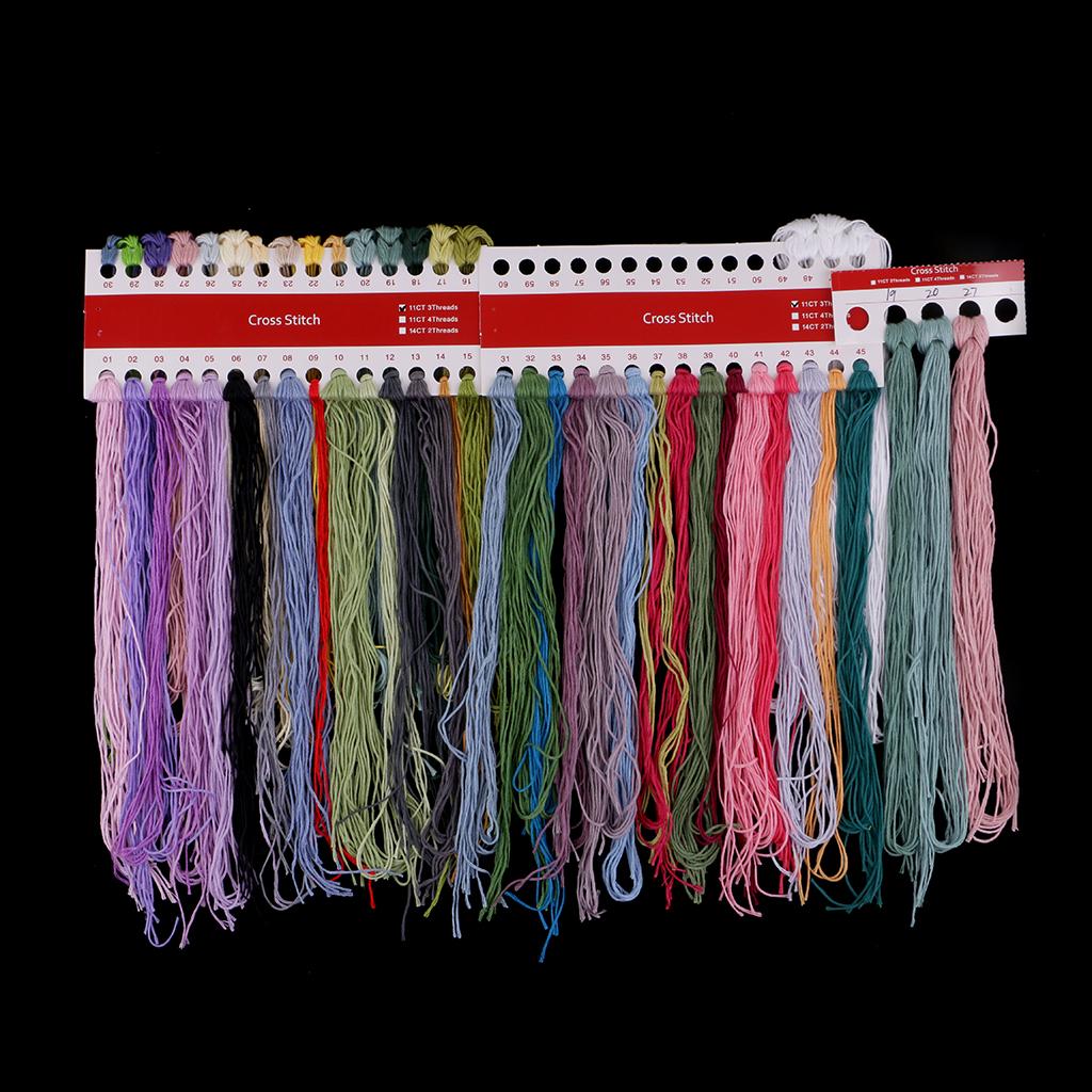 DIY Stamped Cross Stitch Starter Kit Accurate Preprinted Pattern