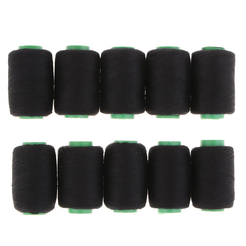 10Pcs 200m Sewing Quilting Thread Spool Polyester for Hand Machine
