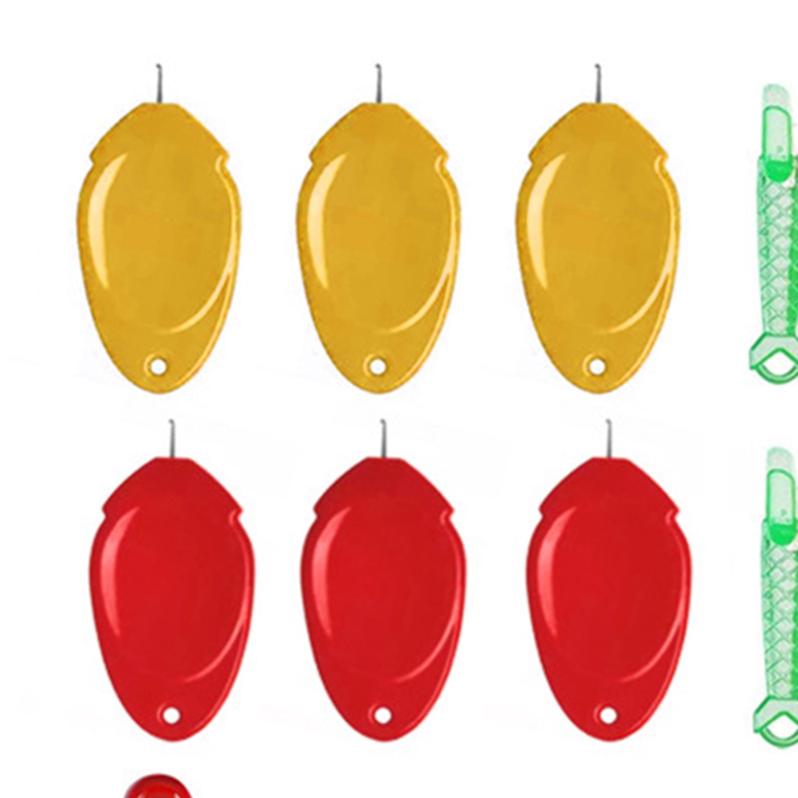 Needle Threaders DIY Coloured Wire Loop Threading Guide Yellow Red Red
