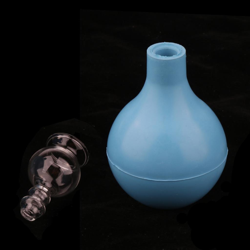 5 Pieces Glass Silicone Anti Cellulite Massage Vacuum Cupping Cups Set 2cm