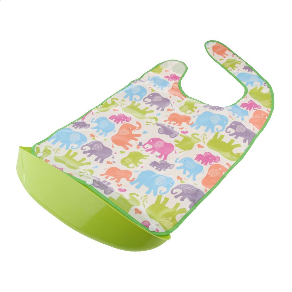 Large Adult Bib Reusable Washable Clothing Eating Mealtime Protector XL