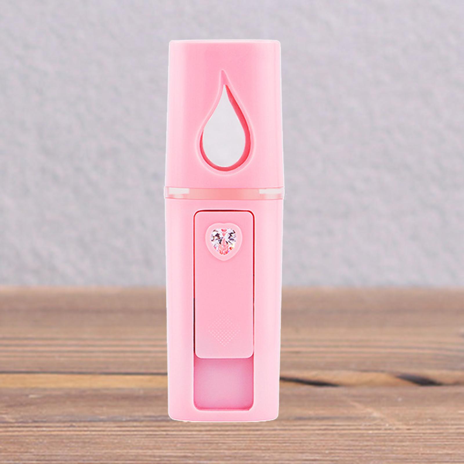 Pore Facial Steamer Nano Mist Face Sprayer Moisture & Disinfecting Pink