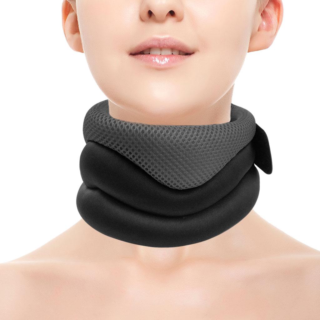 Neck Traction Posture Correction Breathable Pillow Head Cervical  gray