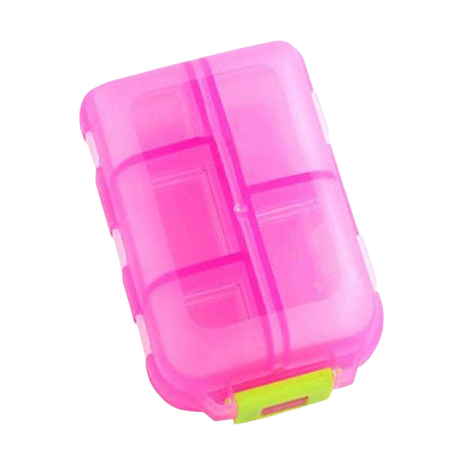 Travel Pill Organizer Small Pill Box for Hold Daily Pill Pink