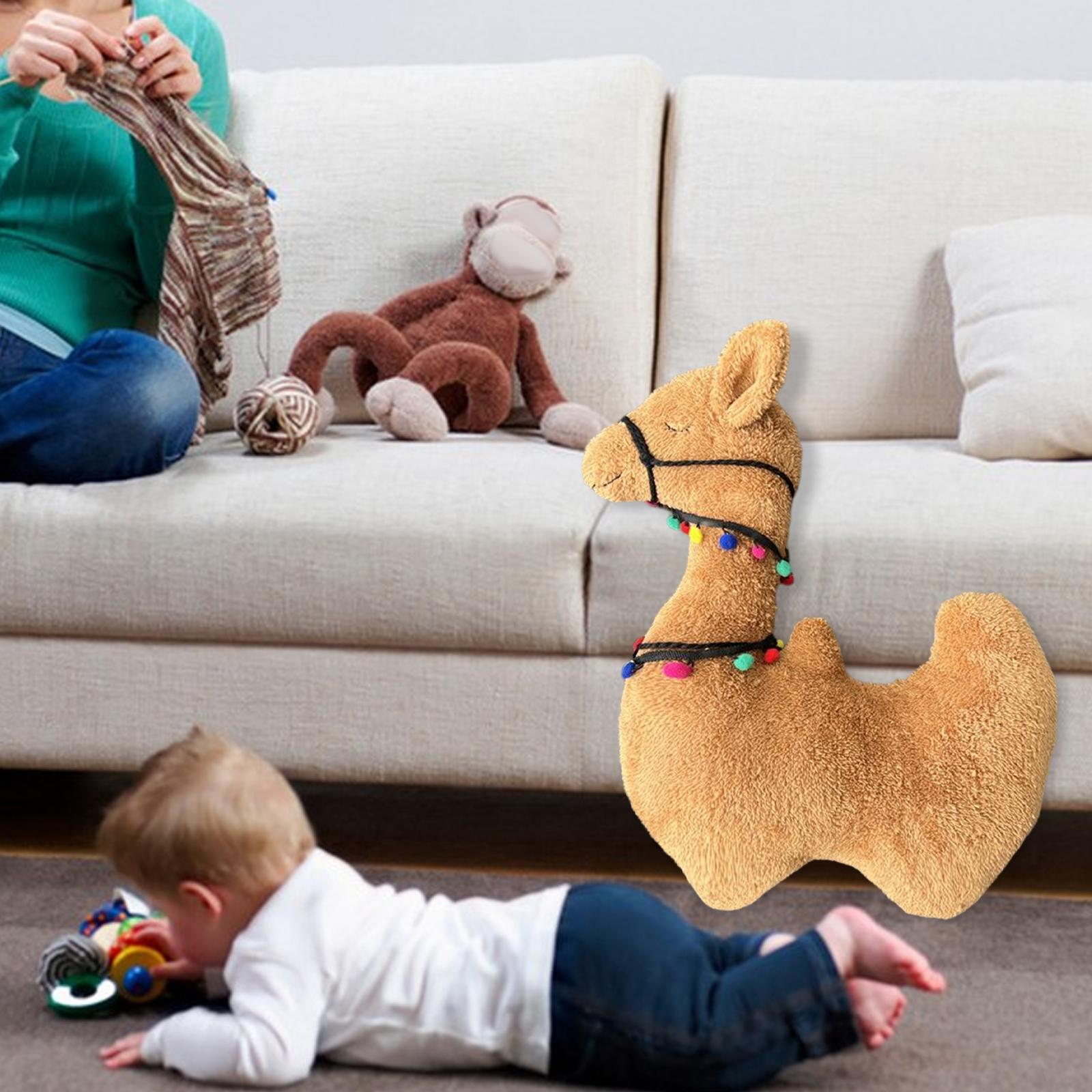 Lovely Newborn Photography Toy Plush Animal Doll Multifunctional Universal brown