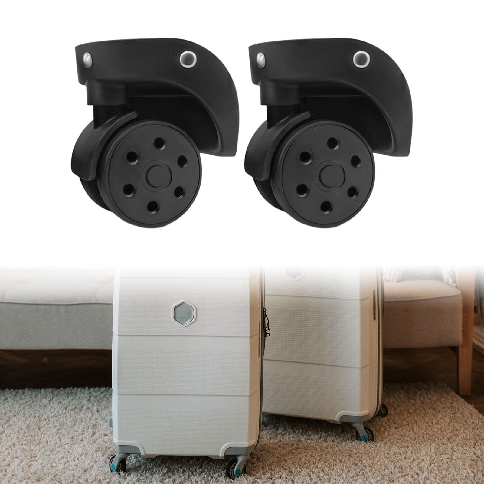 2x Replacement Luggage Wheels Swivel Luggage Suitcase Caster for Luggage Box Small