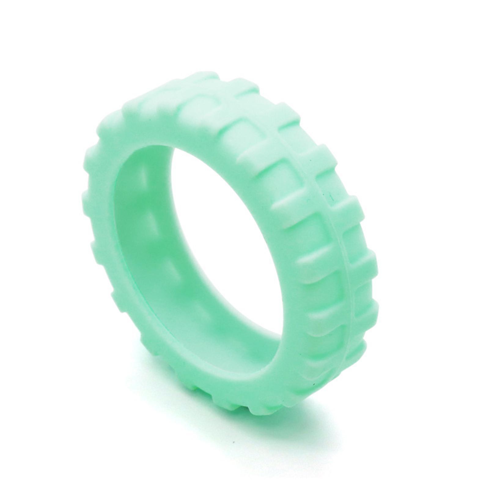 8 Pieces Suitcase Luggage Caster Wheels Cover Mute Silicone Protective Cover