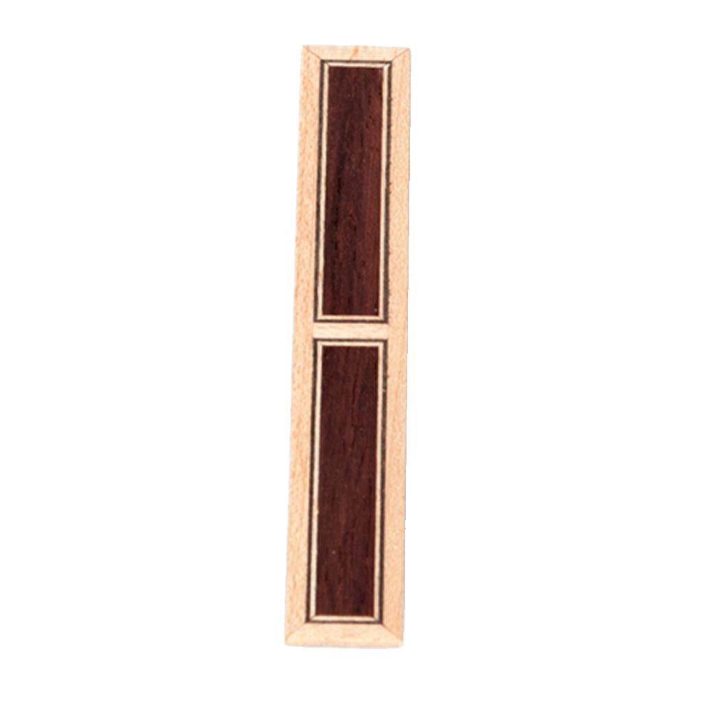 10 Pieces  Guitar Tie Blocks Inlay Wood Frame Series Guitar Accessories