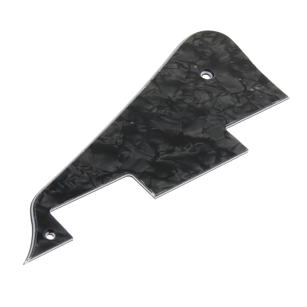 Electric Guitar Pickguard Scratch Plate Guitar Replacement Parts Black Pearl