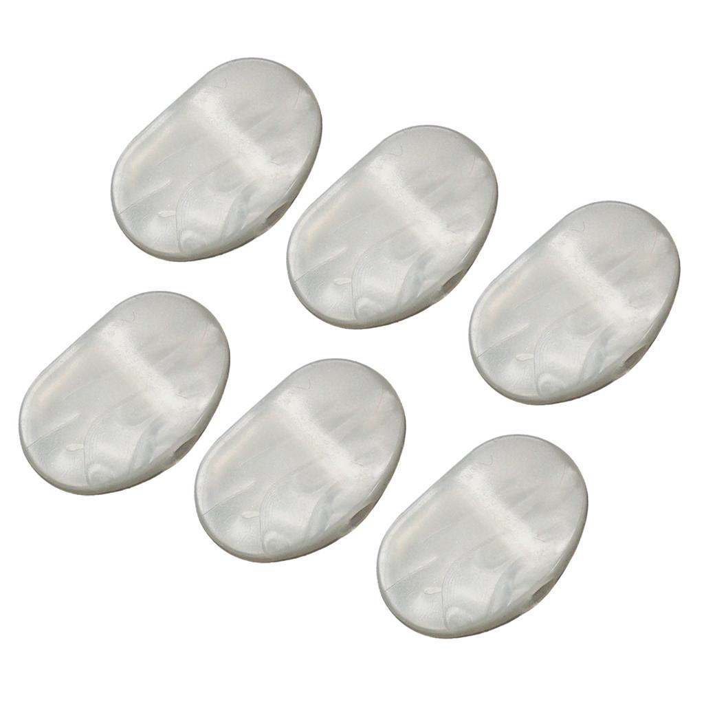 Guitar Tuning Pegs Pearl Knobs White