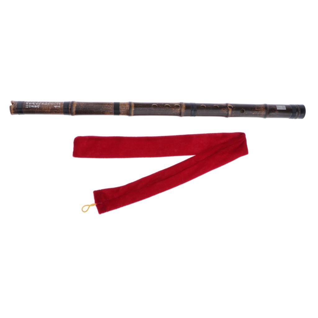 8 Holes Chinese Bamboo Flute Xiao Woodwind Instrument G Key Right Hand