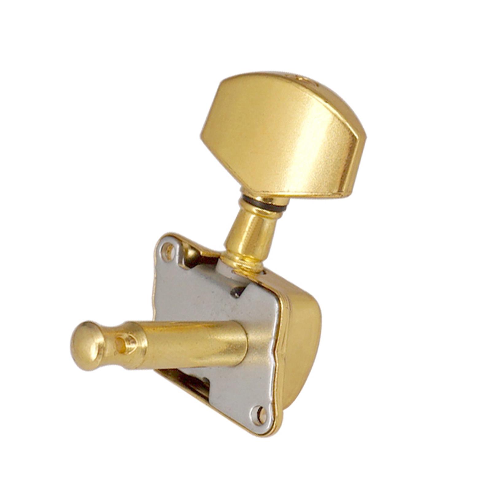 3R3L Golden Electric Folk Guitar Tuning Pegs Machine Heads Tuners 