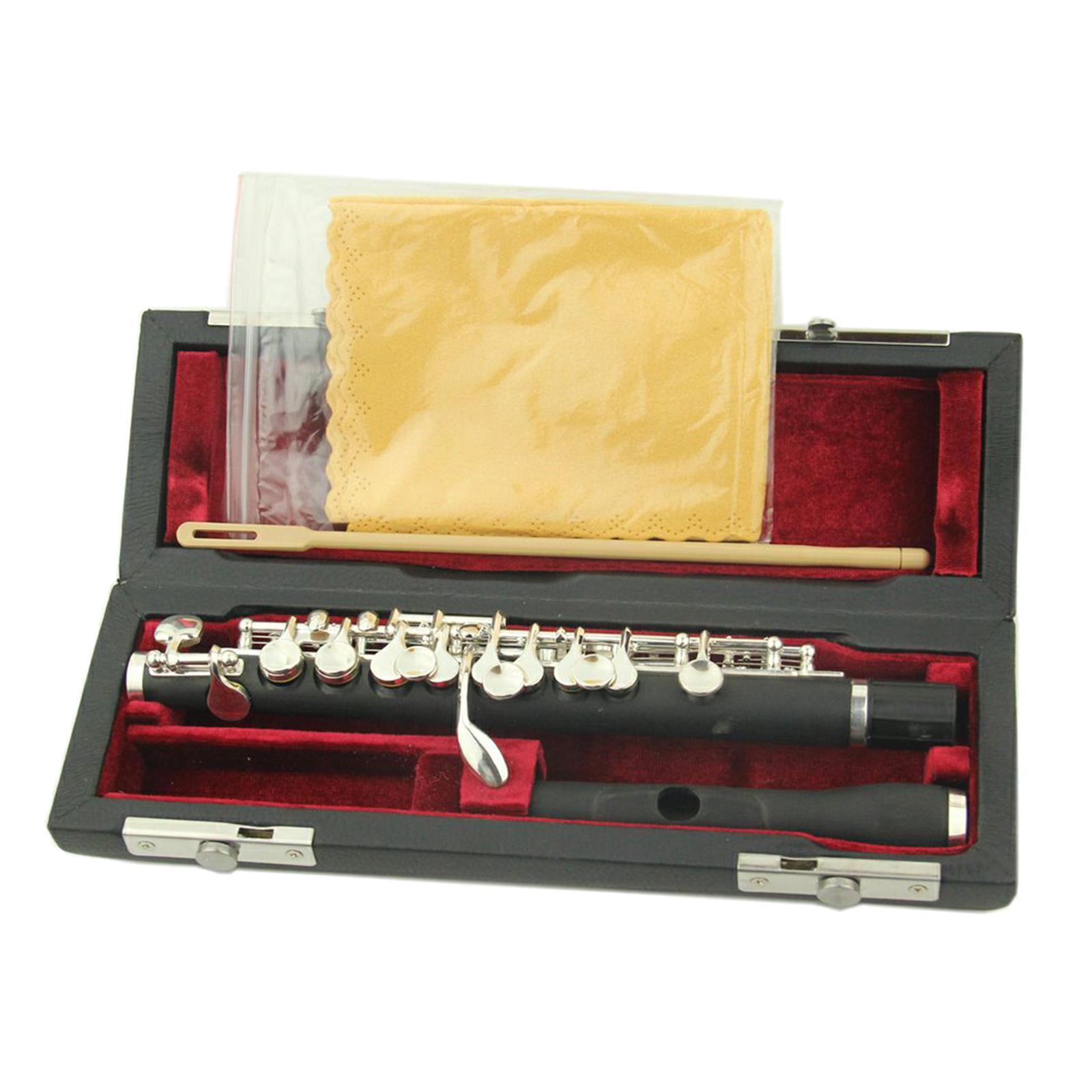 Premium Piccolo Instruments and Wood Case Cleaning Cloth Protect Cover