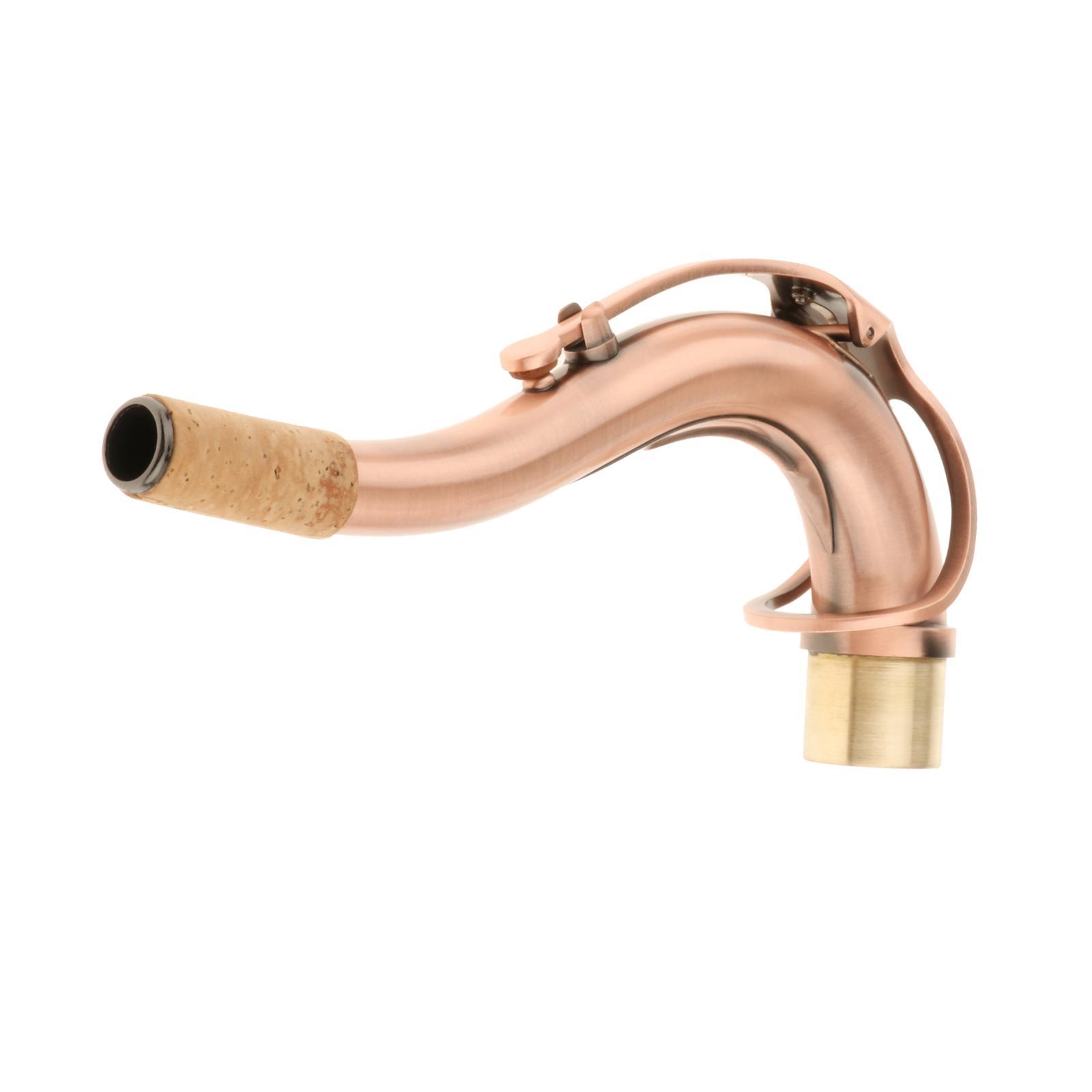 Brass Tenor Saxophone Bend Neck Woodwind Instrument Parts Accessories Copper