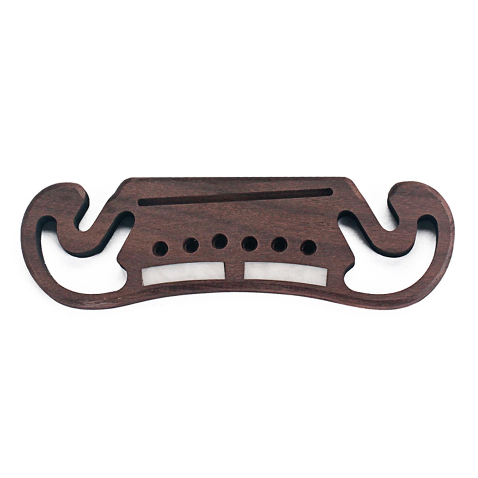 Acoustic Guitar Bridge Hand Crafted Durable Saddle Musical Instrument Parts