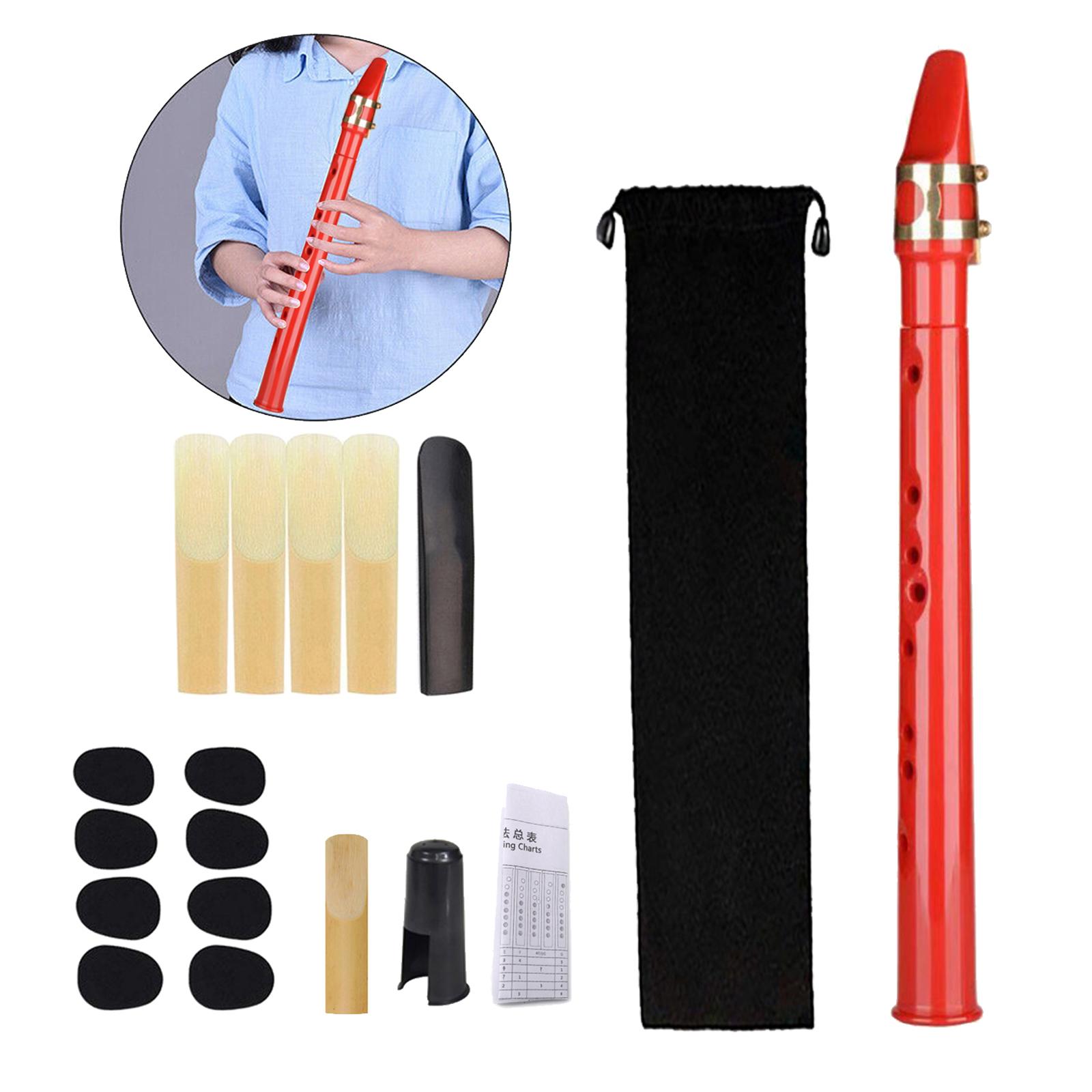 Mini Pocket Saxophone Portable Saxophone for Instrument Players Professional red