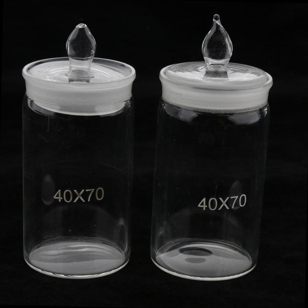 Lab Glass Weighing Bottle Low Form With Cap 9 Sizes eBay