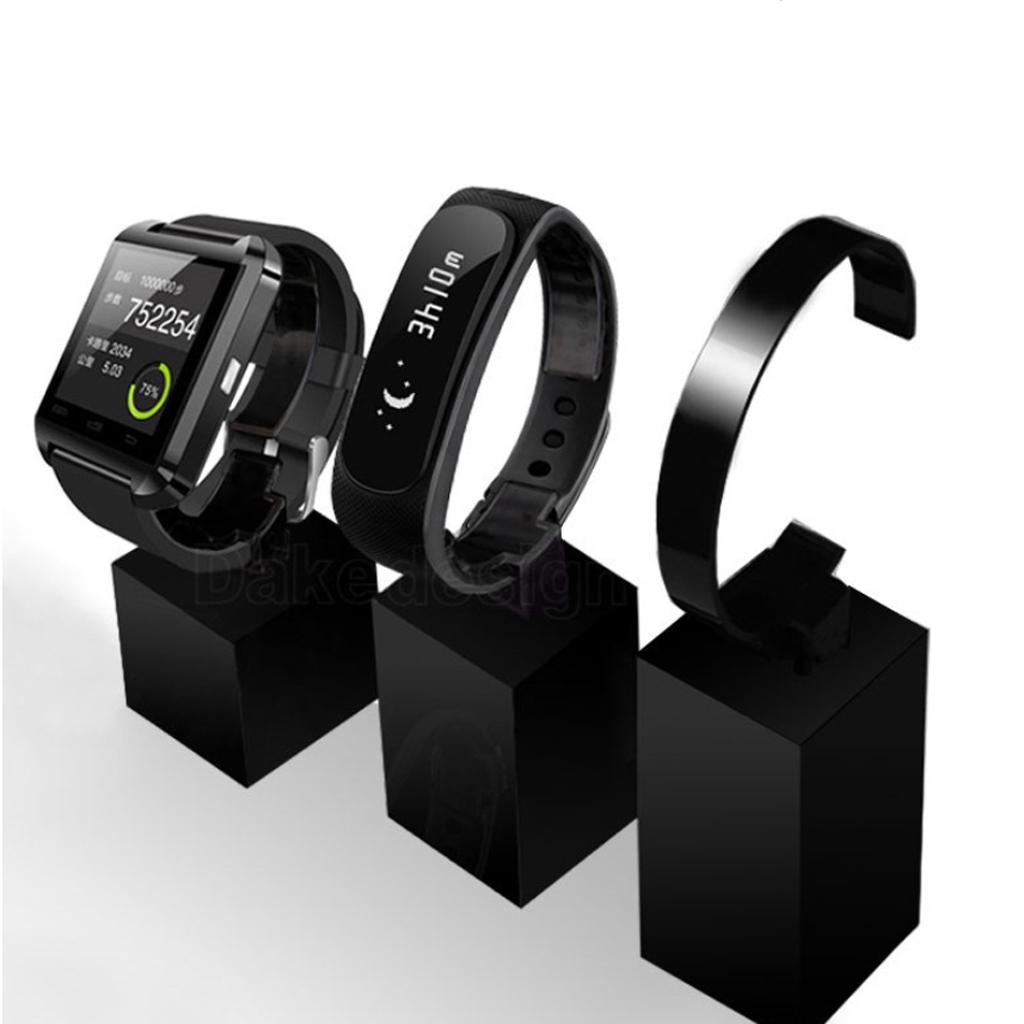 Acrylic Watch Display Stand Showcase Bracelet Display Holder 6cm Transparent