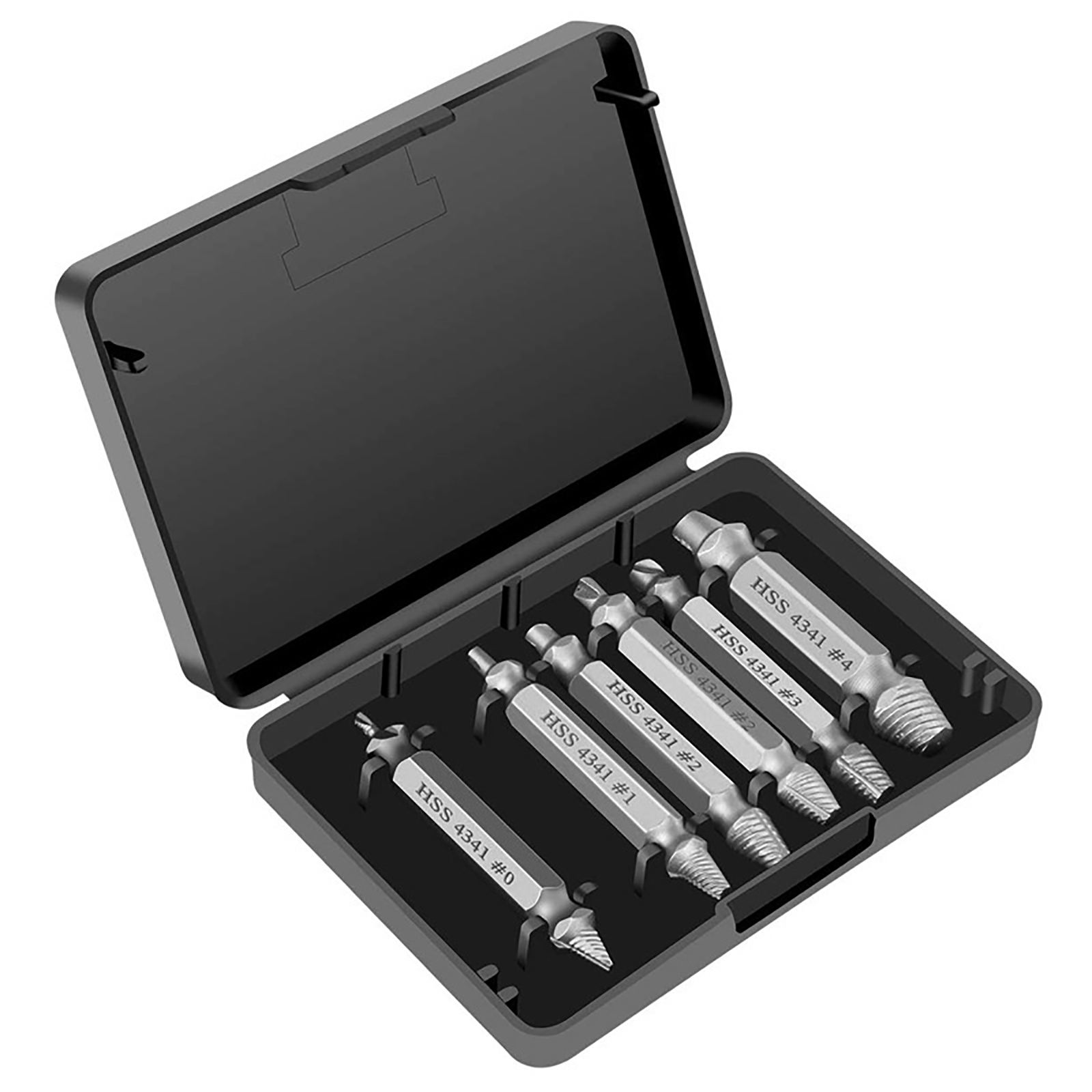 Damaged Screw Extractor Drill Bit Set  Damaged Bolt Remover 3184A 5pcs 