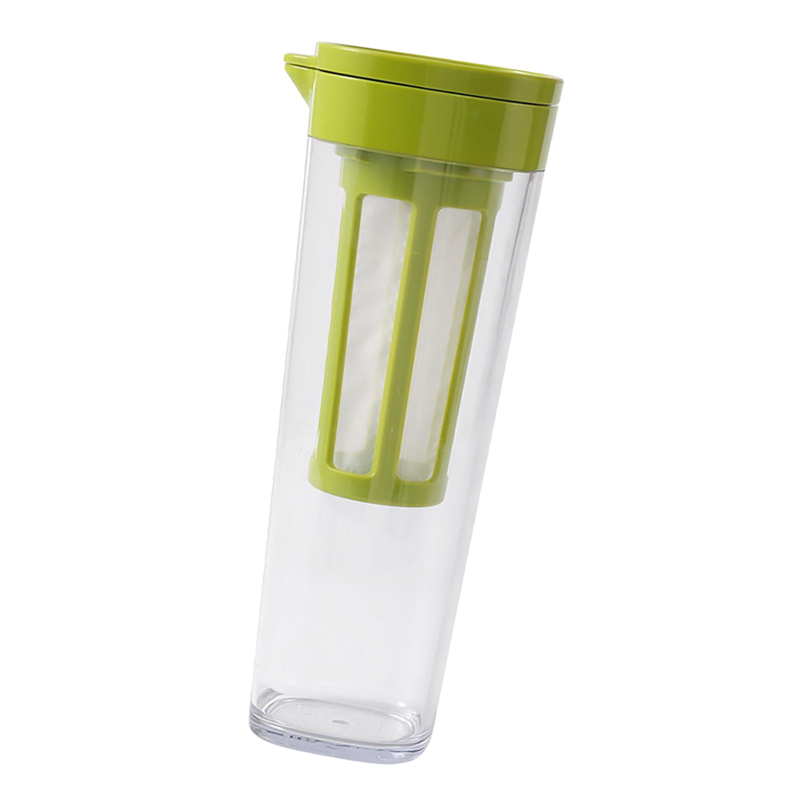 Beverage Water Jug Leak Free Fridge Teapot BPA Free for Cold Brew Iced Tea Green