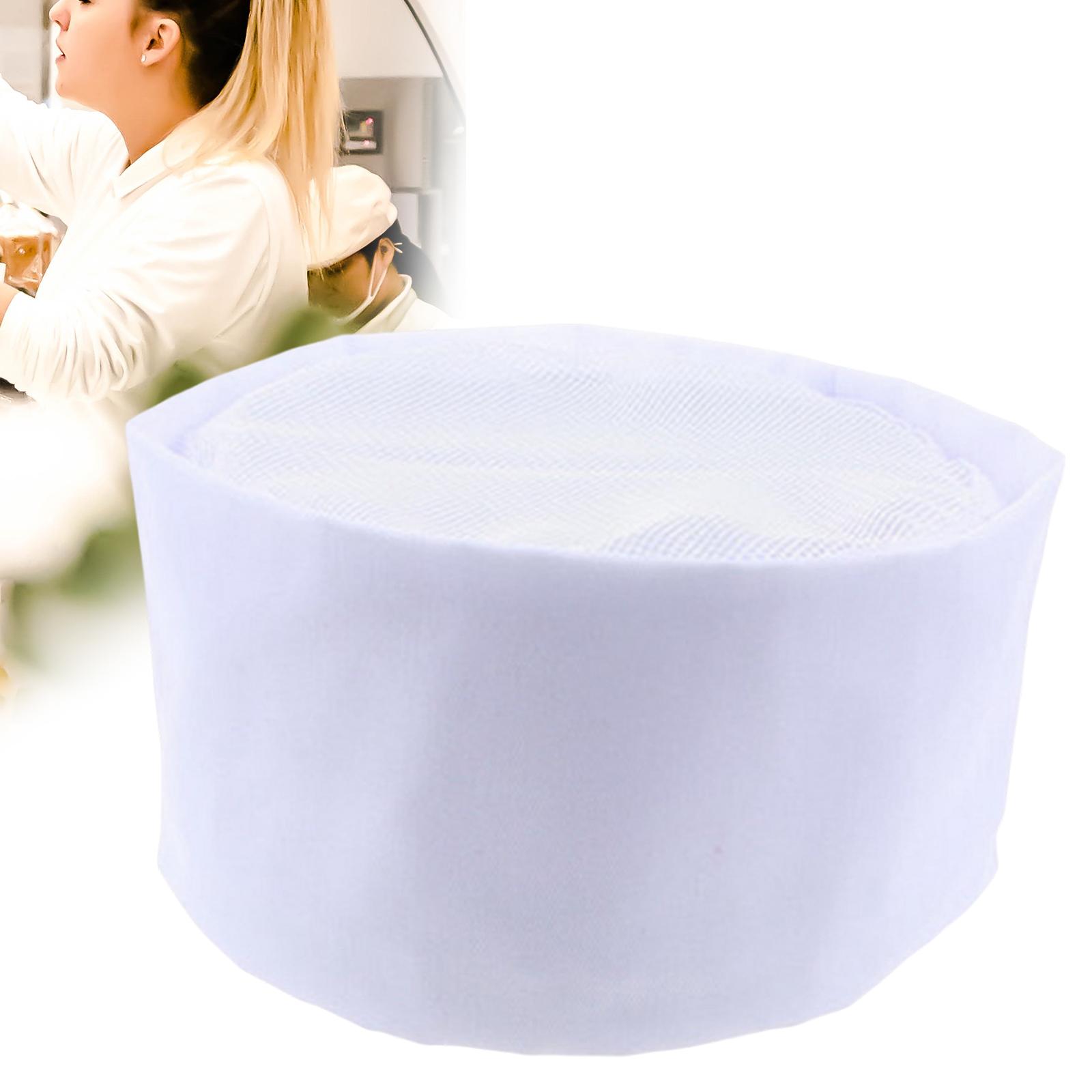 Japanese Cooking Hat Food Service Protective Hat for Restaurant Bakery White