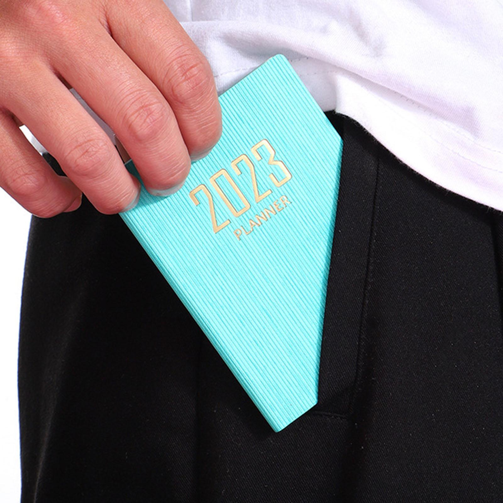 Monthly Planner 2023 Journal A7 Notebook Planner Notepads Project Planning Blue