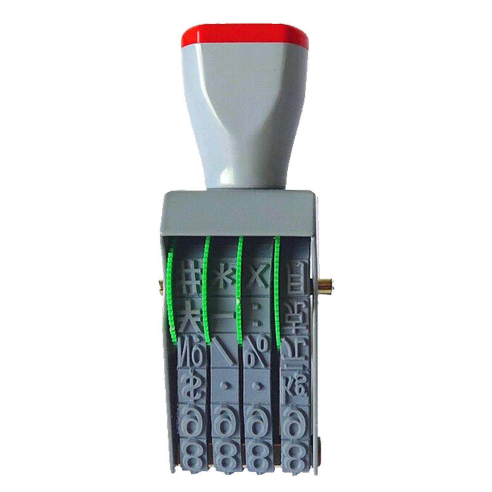 4 Digit Rubber Number Stamp