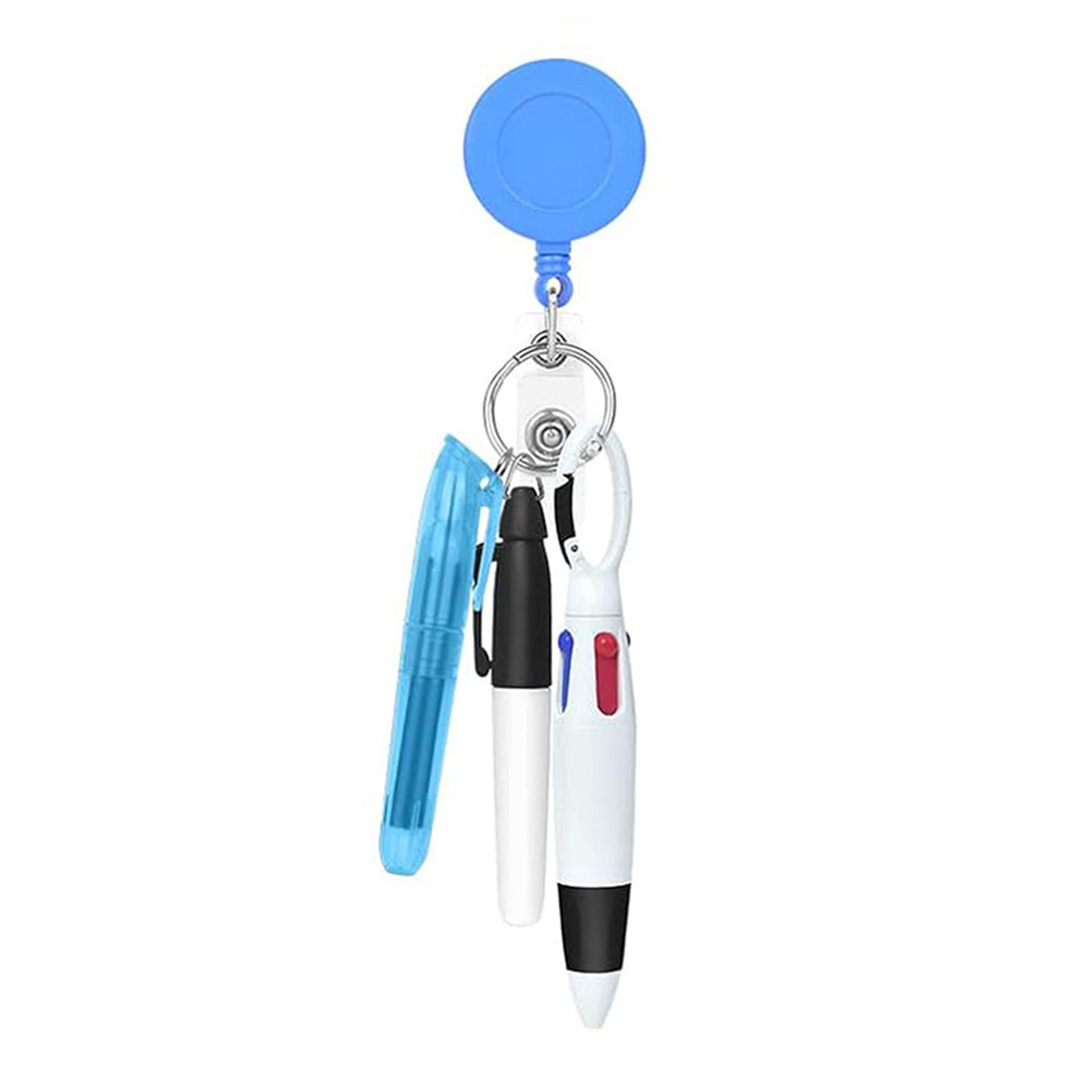 Retractable Badge Holder Pen