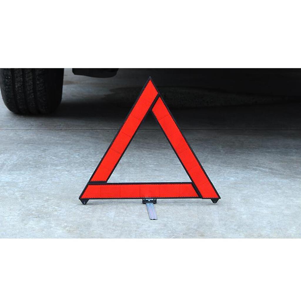 2Pcs Car Emergency Breakdown Warning Triangle Hazard Stop Sign Reflector
