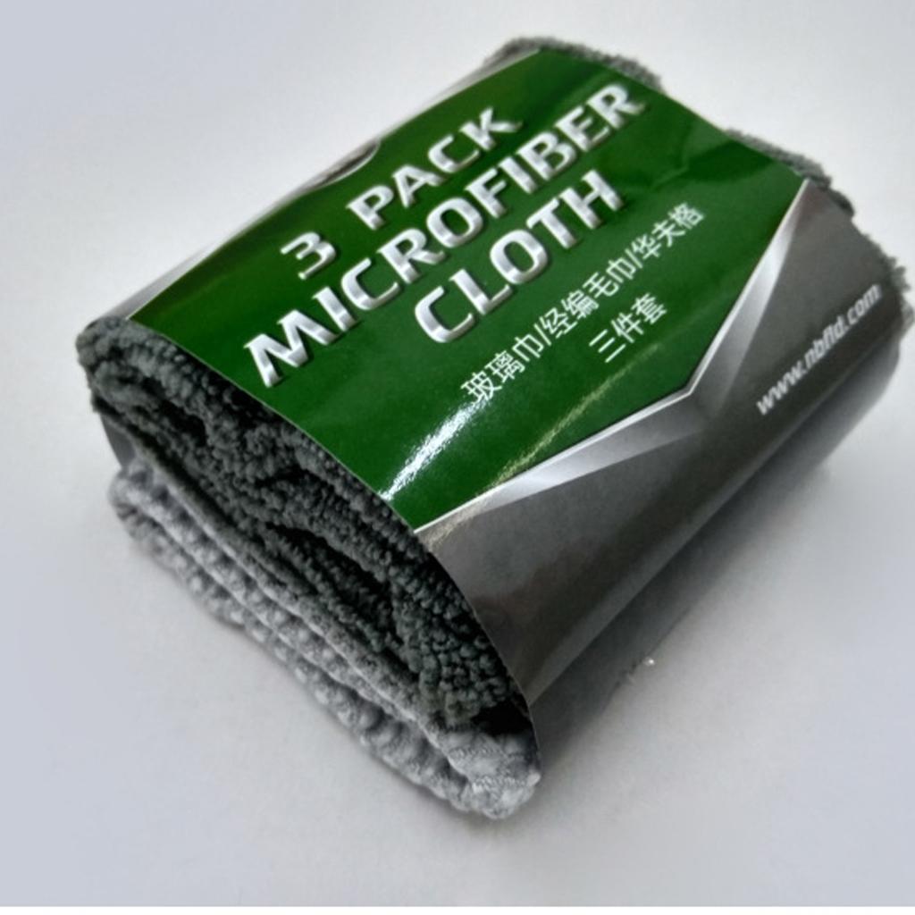 9 In 1 Microfibre Car Wash Kit Cleaning Gloves Sponge Block Towel Brush Set