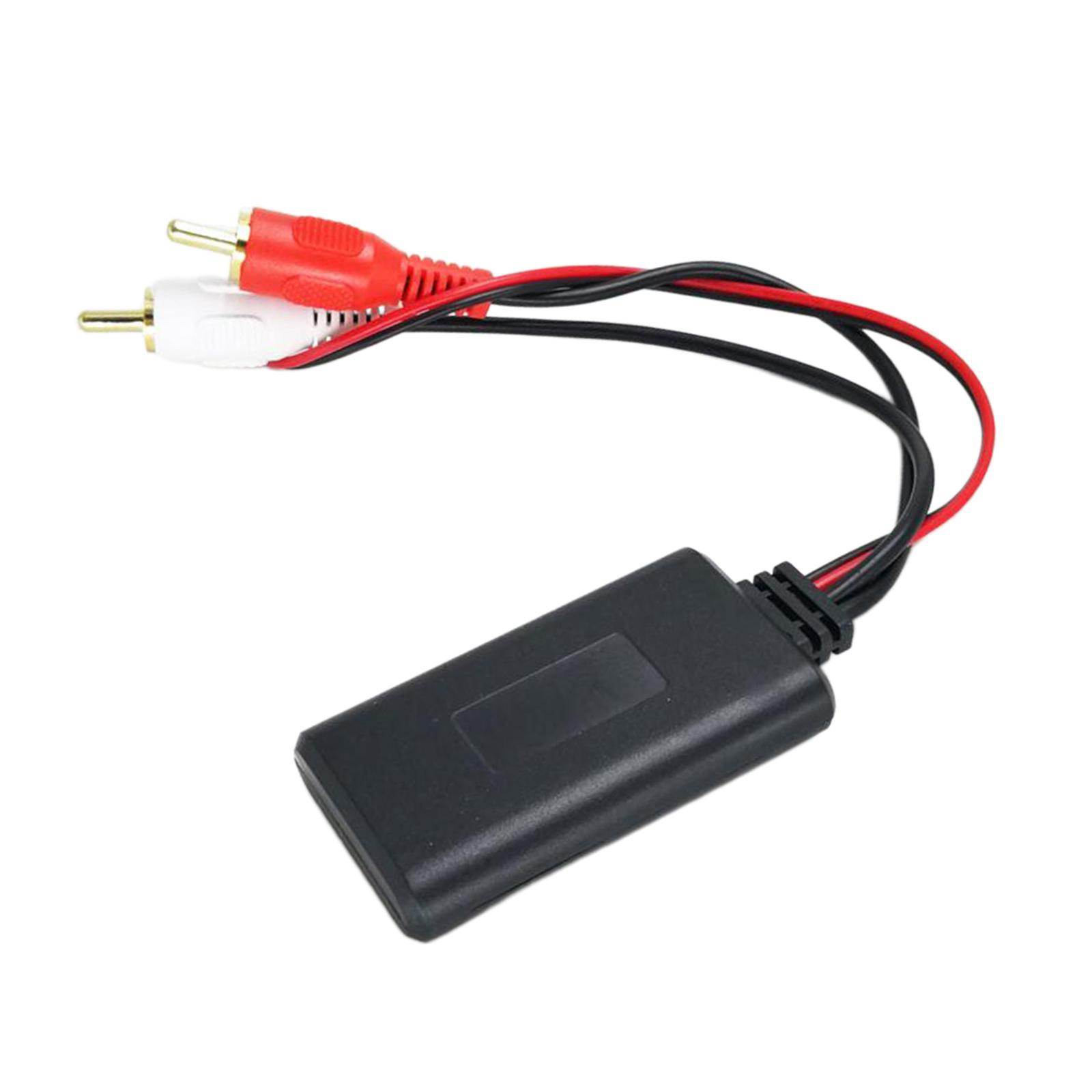 2-in-1 Auto Radio USB Bluetooth Adapter Stereo Wireless Audio Wire 2 RCA