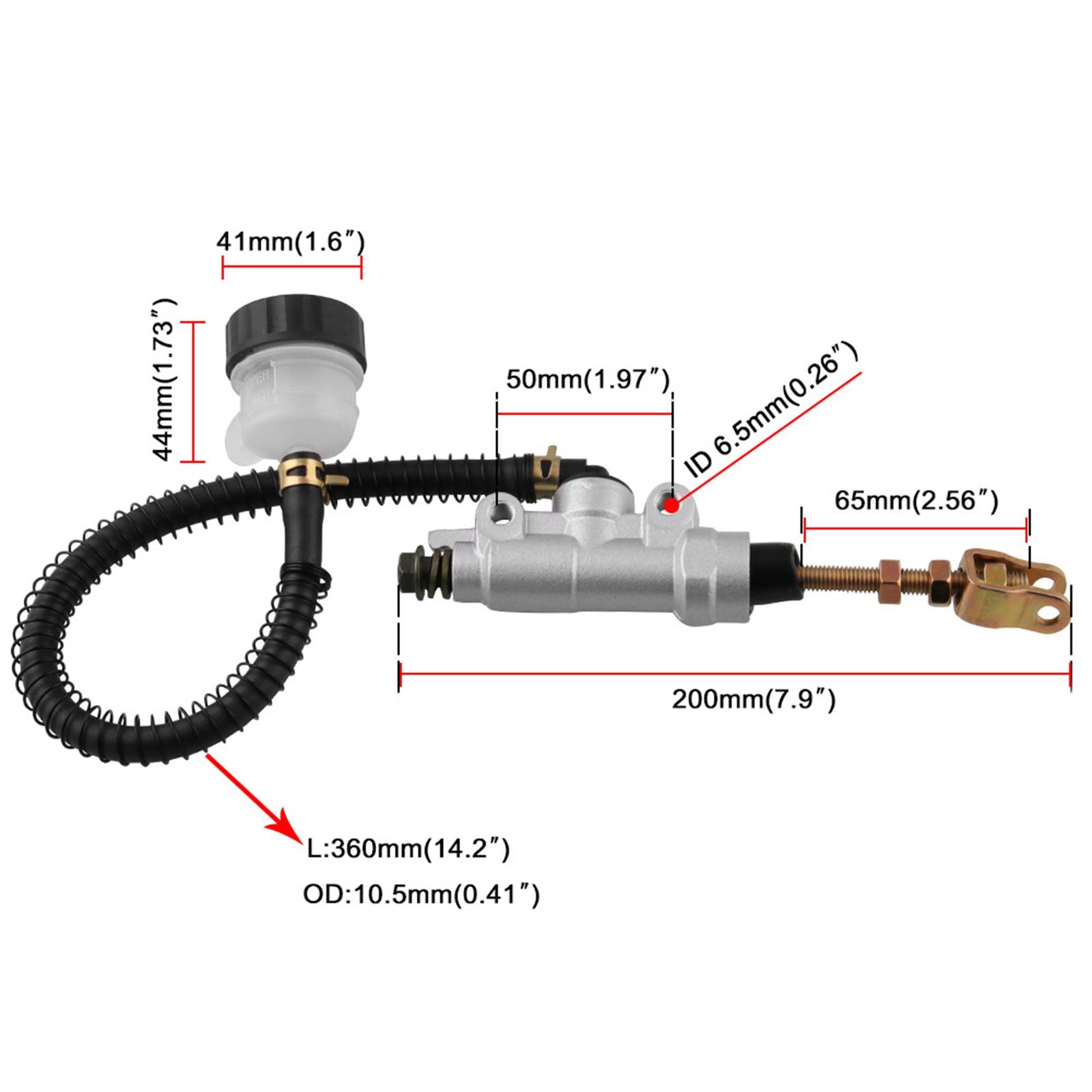 Rear Brake Master Cylinder Pump for Suzuki GSX1300R RF600 Gsxr400