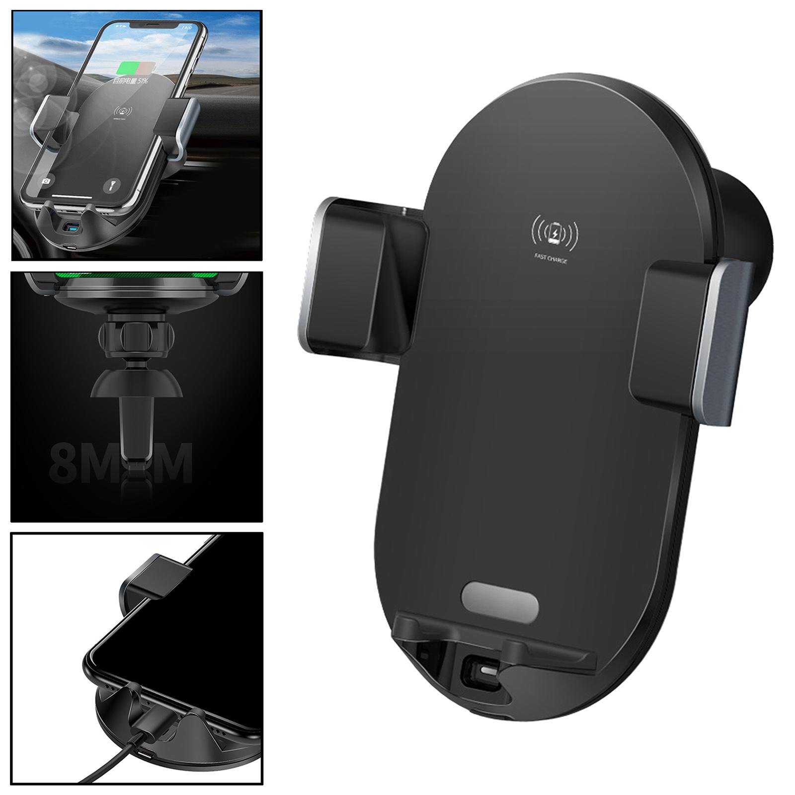 Car Wireless Charger Mount Holder Fit for Cellphones Between 66mm-85mm