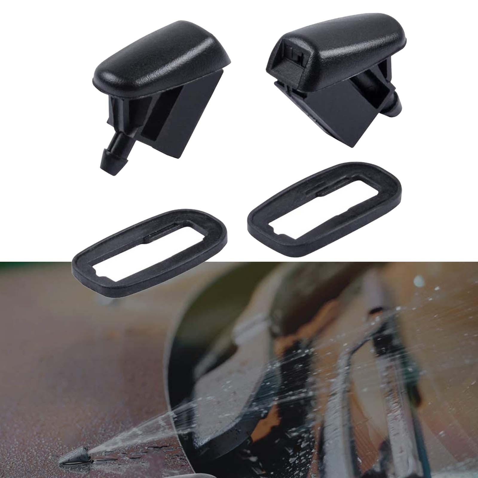 2Pcs Front Windshield Washer Nozzles for Ford Focus MK2 MK3 Fiesta