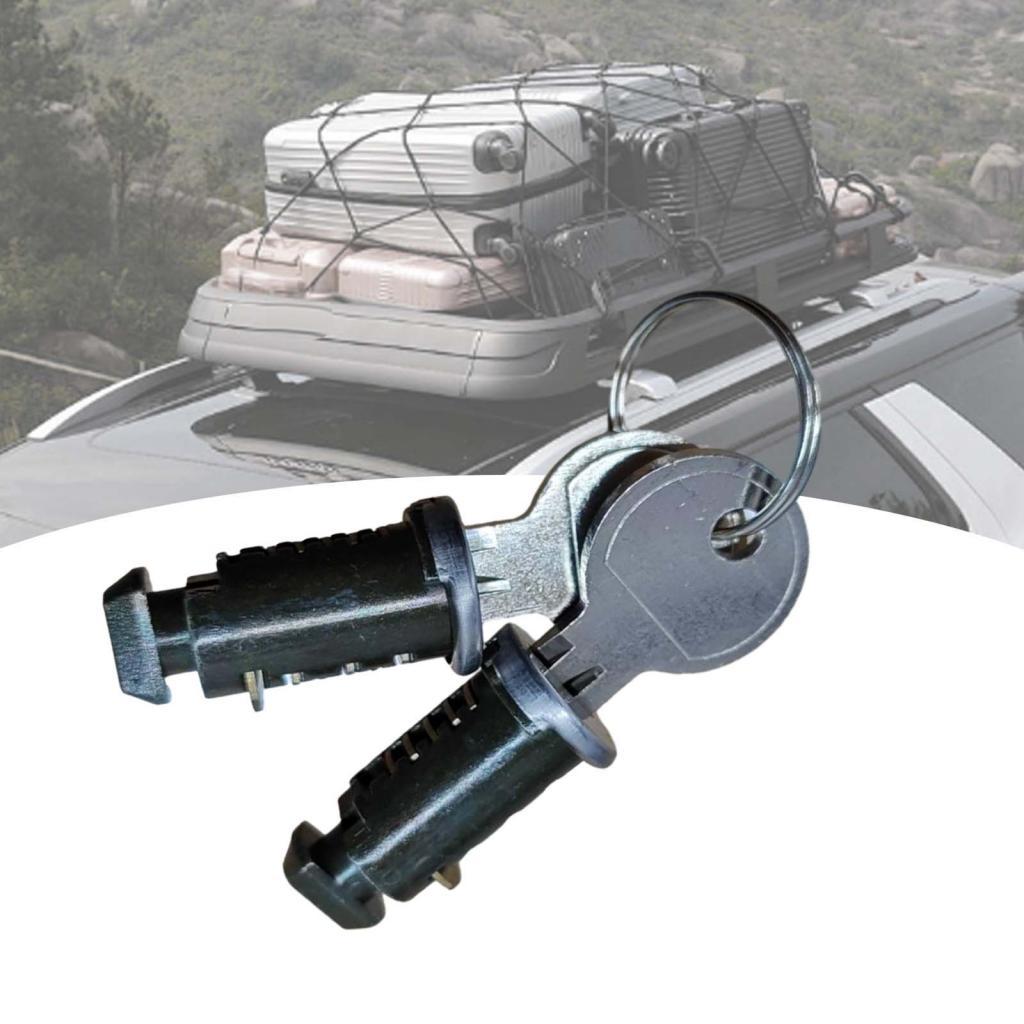 Roof Rack Cross Bars Locks Keys SUV Parts Professional Replacement Accessory