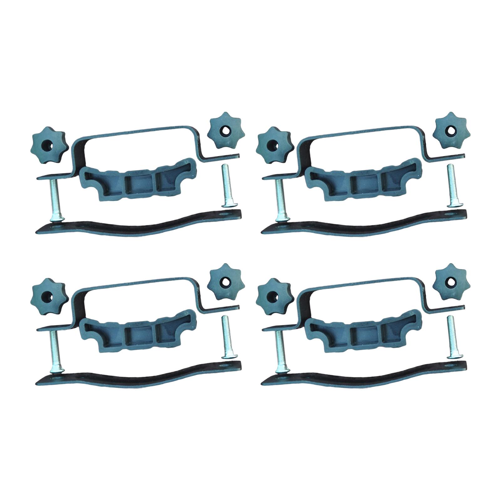 Roof Box Bolt Clamp Easy to Install Accessory Car Roof Cargo Rack Connector 4 Pieces