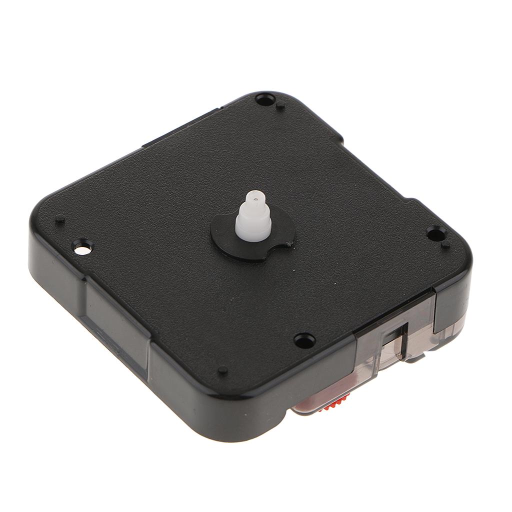 7xSilent Sweeping Clock Movement Replacement Mechanism 8.9mm No Thread Shaft