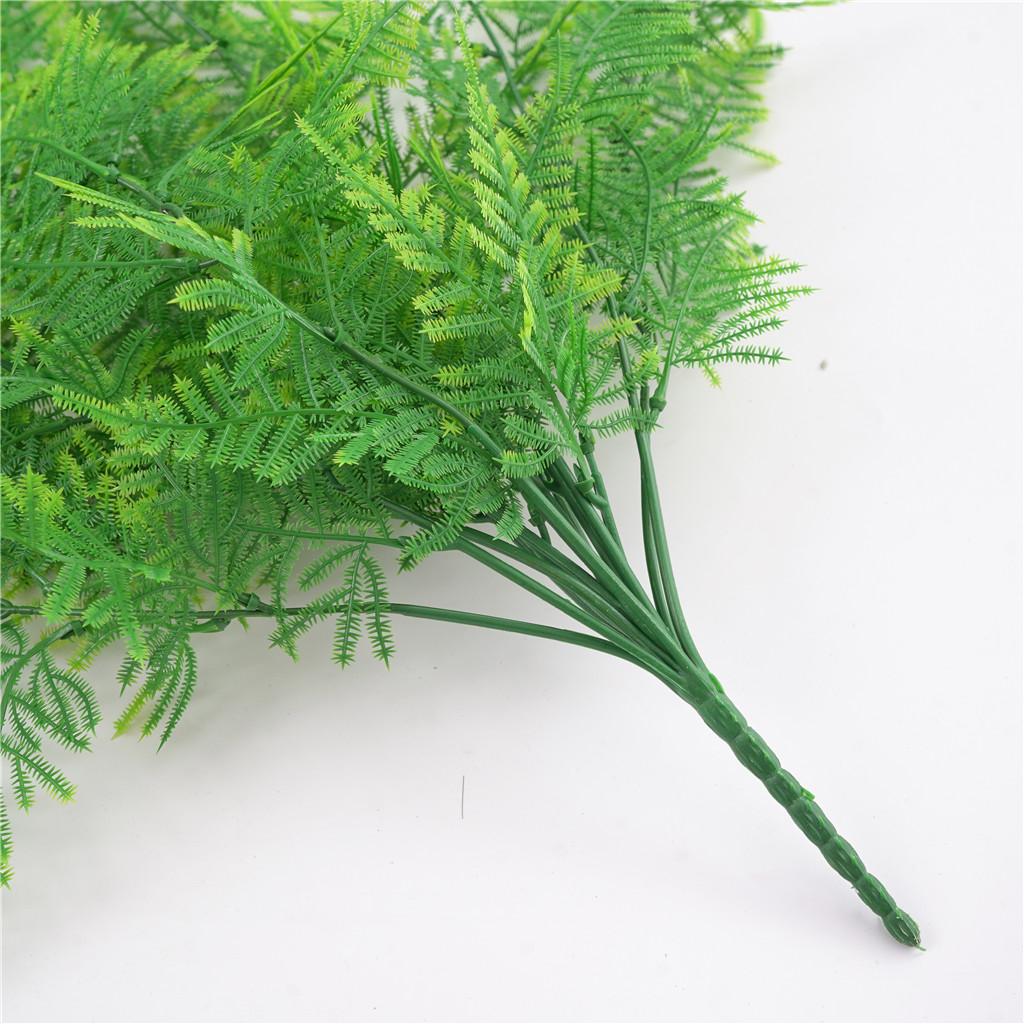 Artificial Wall Hanging Plant Plastic Pine Flower Vine Green Style02