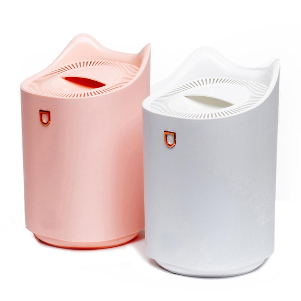 Double Nozzle Space Air Humidifier Purifier Mute Home Table Humidifier White