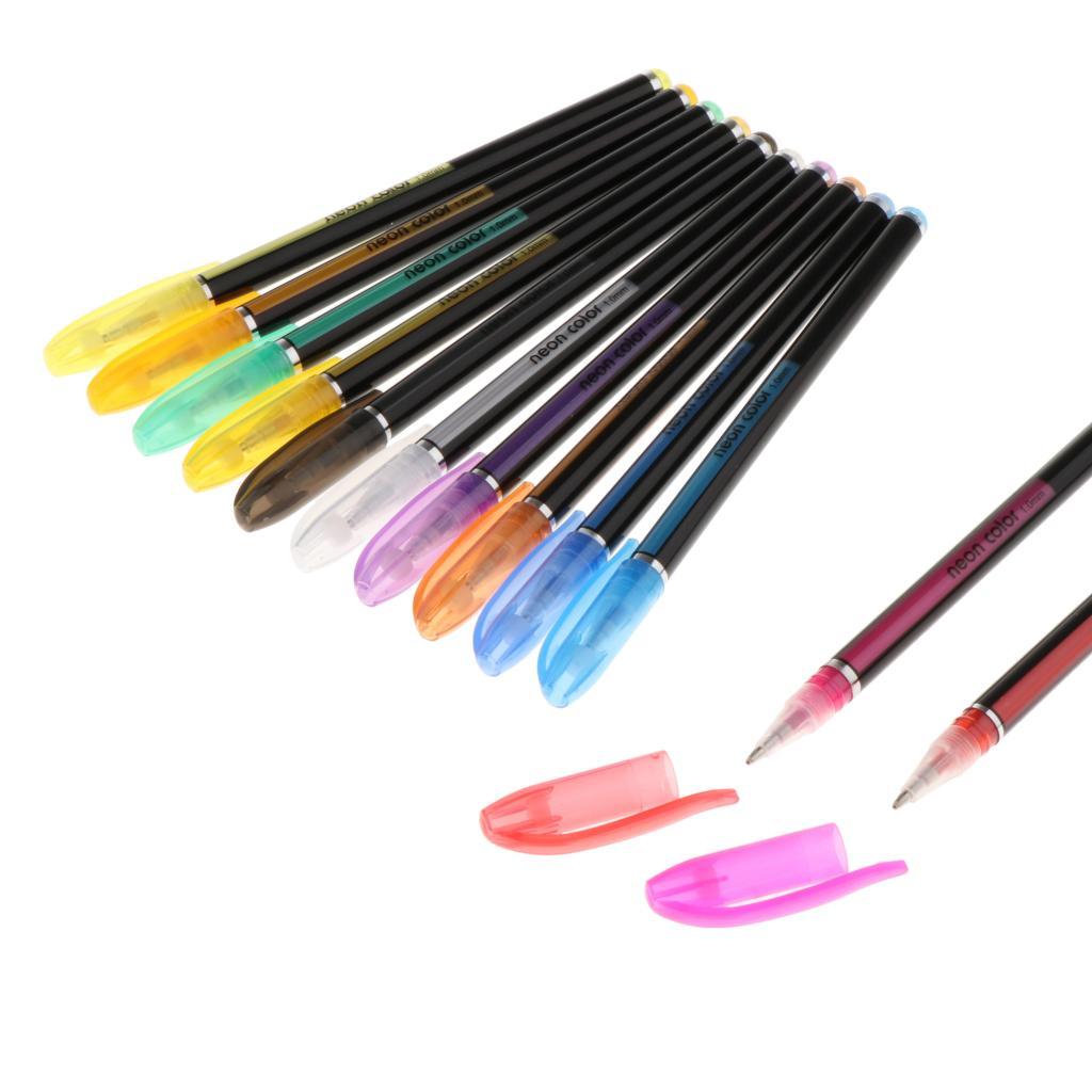 Gel Pens Set Colored Pen Fine Point Art Marker Pen Highlighter Pen 16 Colors