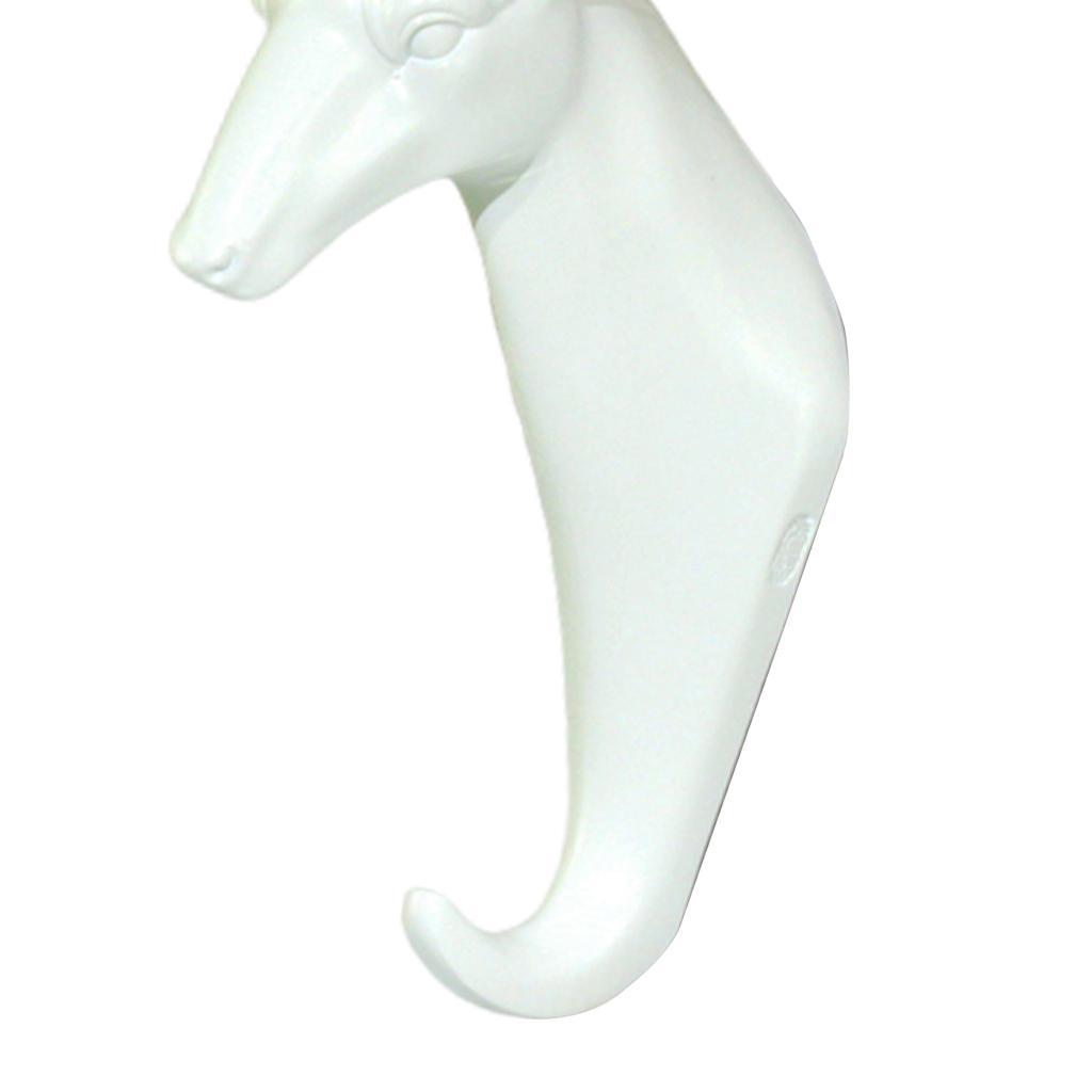 Animal Head Hanger Strong Sticking Wall Door Hanging Hook Hangers White