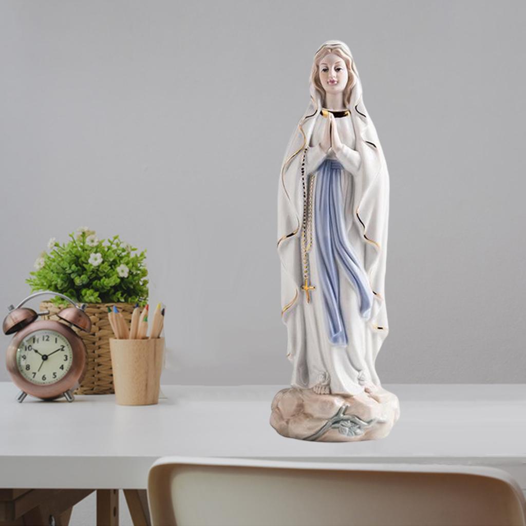 Ornaments Virgin Mary Sculptures Ceramics Decorative for Home Accessories Type A