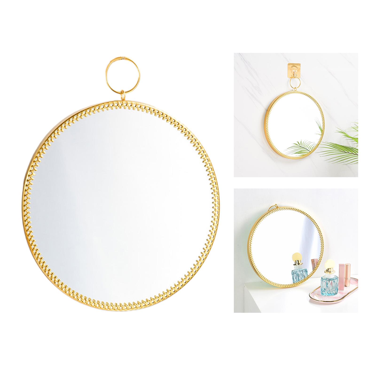 Round Mirror Makeup Vanity Dressing Mirror Bathroom Mirrors M