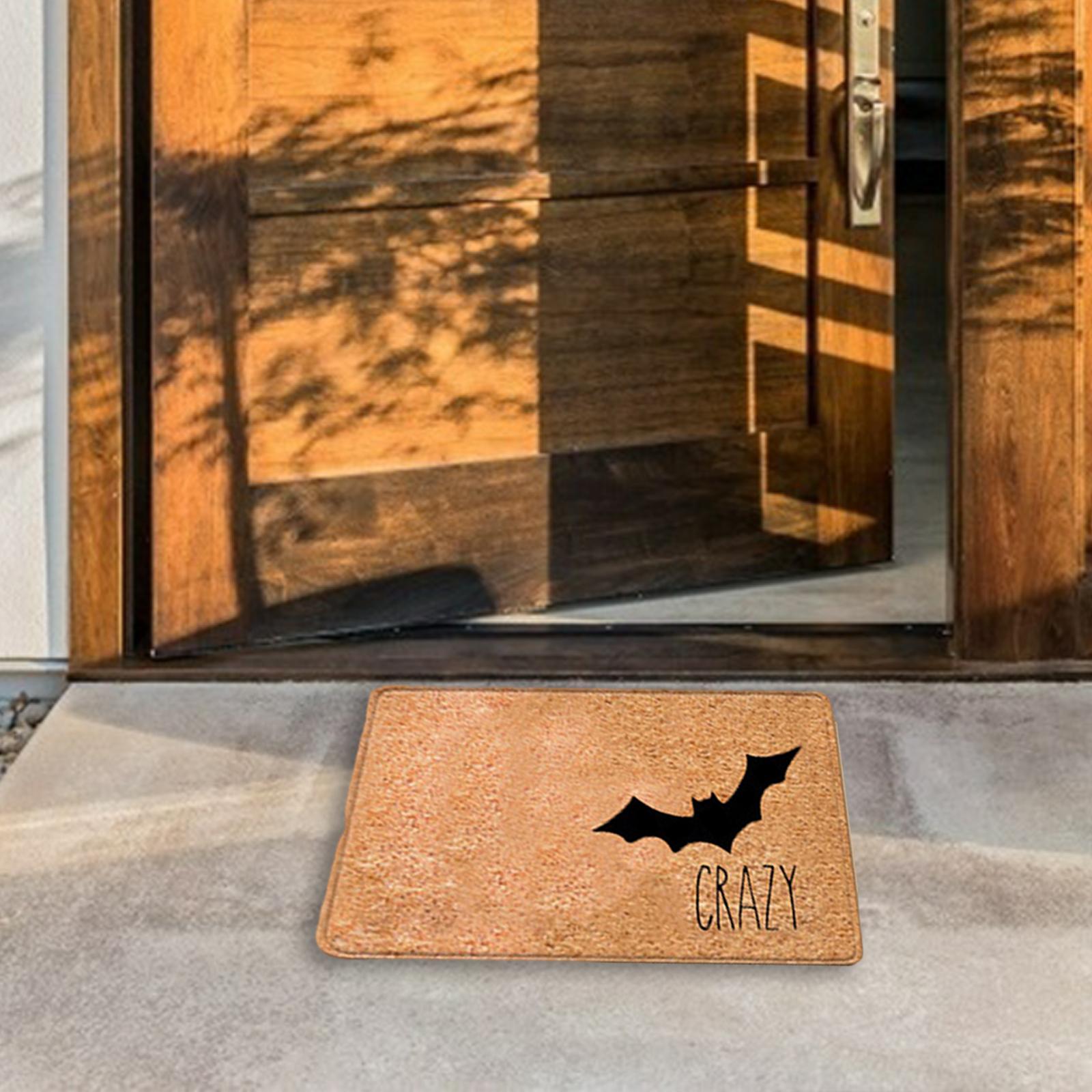 Printed Halloween Doormat Pumpkin Non-Slip Area Area Rug Office Bathroom style 5